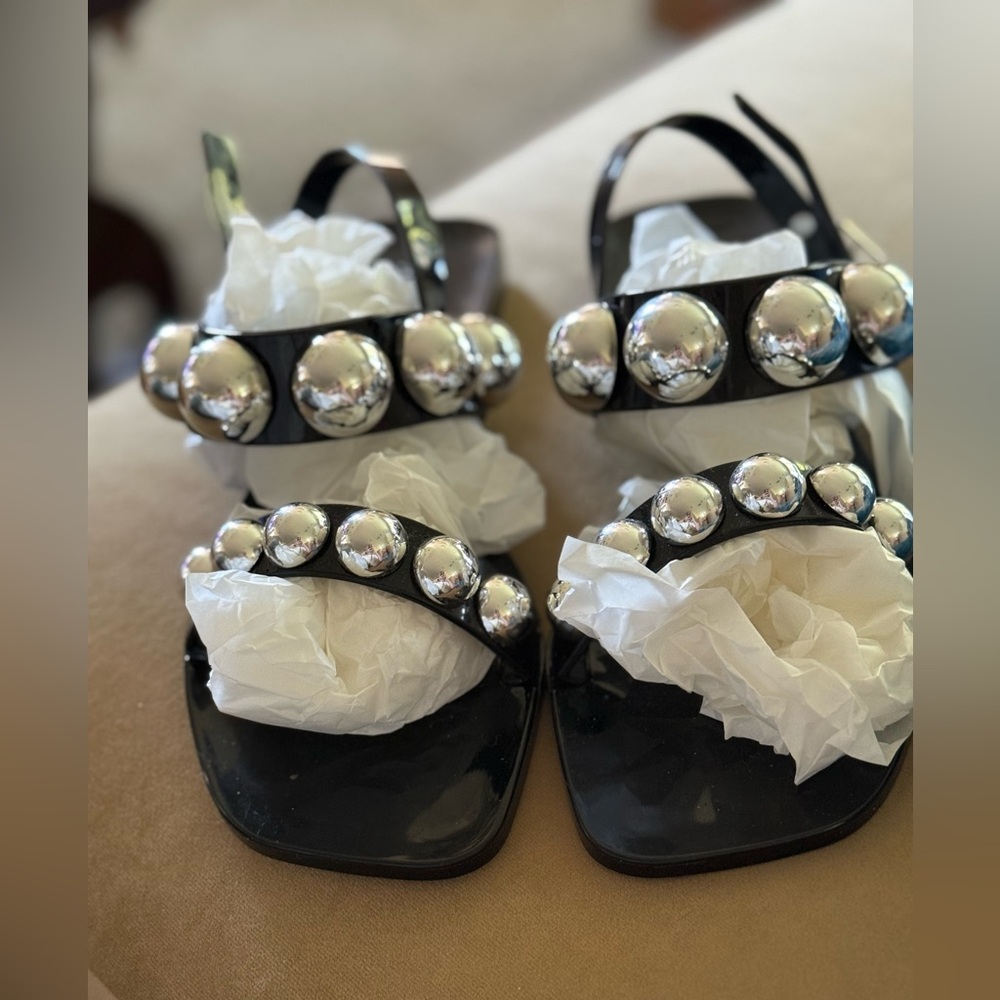 New In Box Jeffrey Campbell Gum Drop Sandals Sz 8m - Picture 3 of 7
